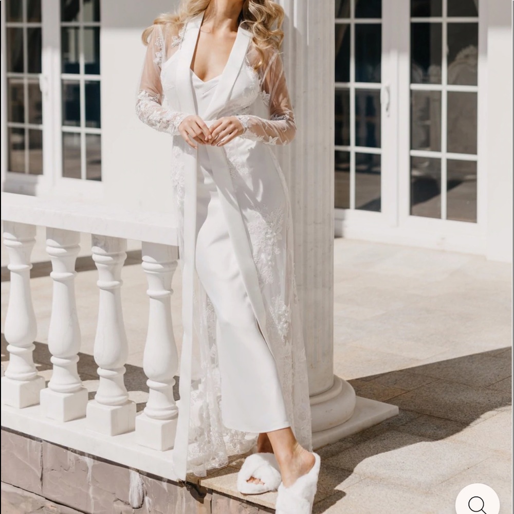 MONIQUE PEARL BEADED MAXI - INCLUDES SLIP